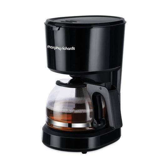 Morphy Richards Europa Drip Espresso Coffee Machine|600W Drip Coffee Maker|6-Cups Capacity|Anti-Drip Function|Dry Heat Protection|Warming Plate|2 Years Product Warranty|Black