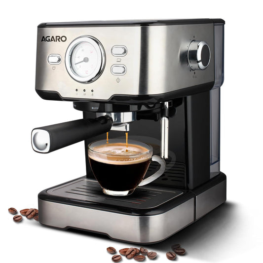 AGARO Imperial Espresso Coffee Maker, Coffee Machine, 15 Bars, With Foaming Milk